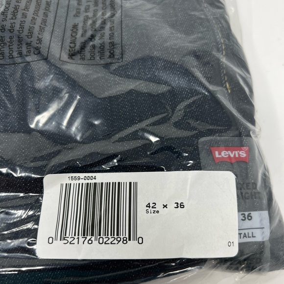 Levi’s 559 Men’s 42 x 36 Relaxed Straight Jeans - Picture 3 of 4